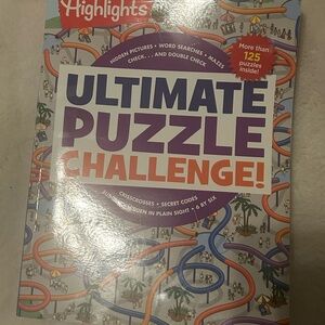 Orange and Purple Puzzle Challenge Book